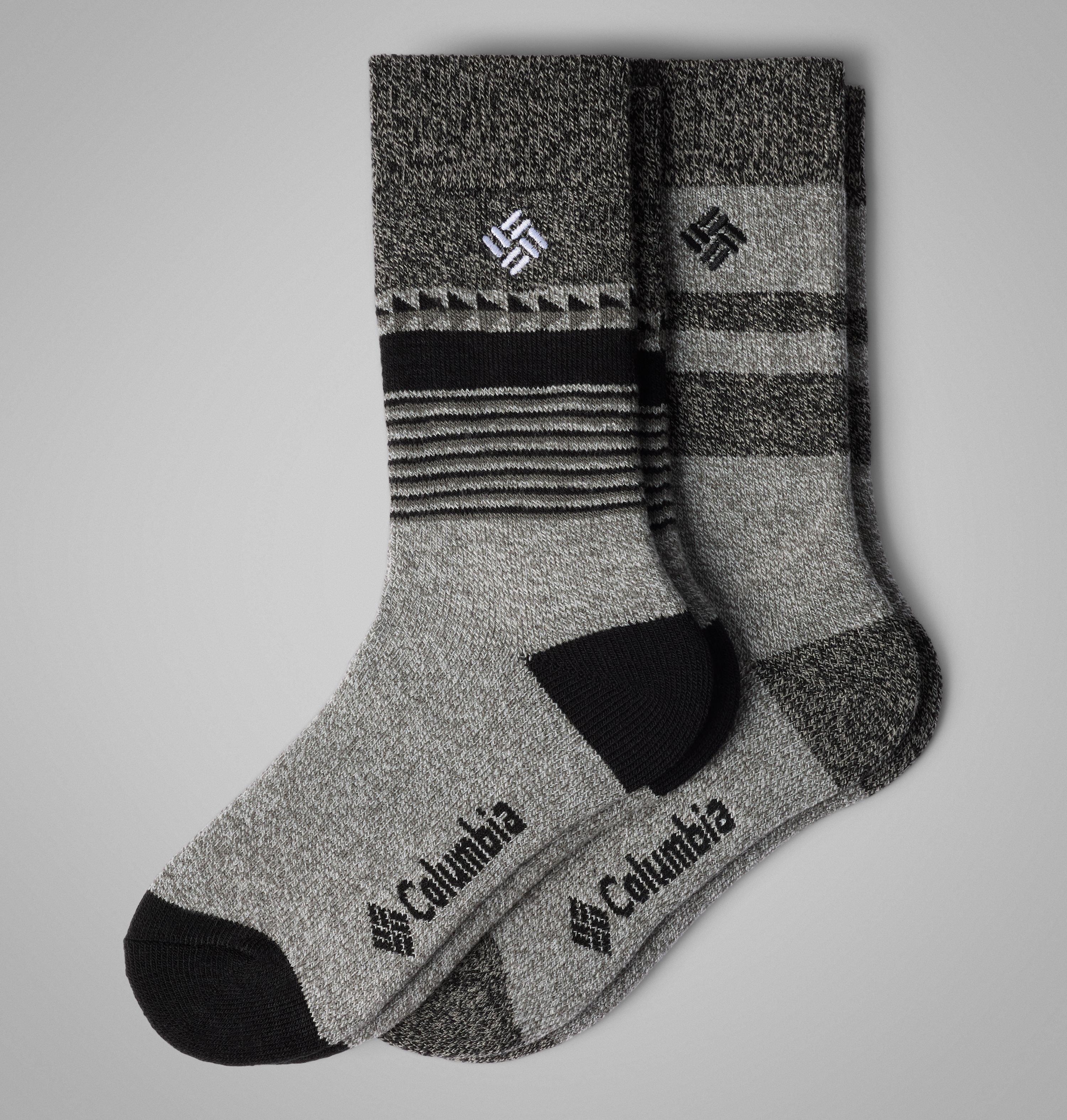 Columbia Men's Stripy Hue Thermal Socks - 2 Pack-