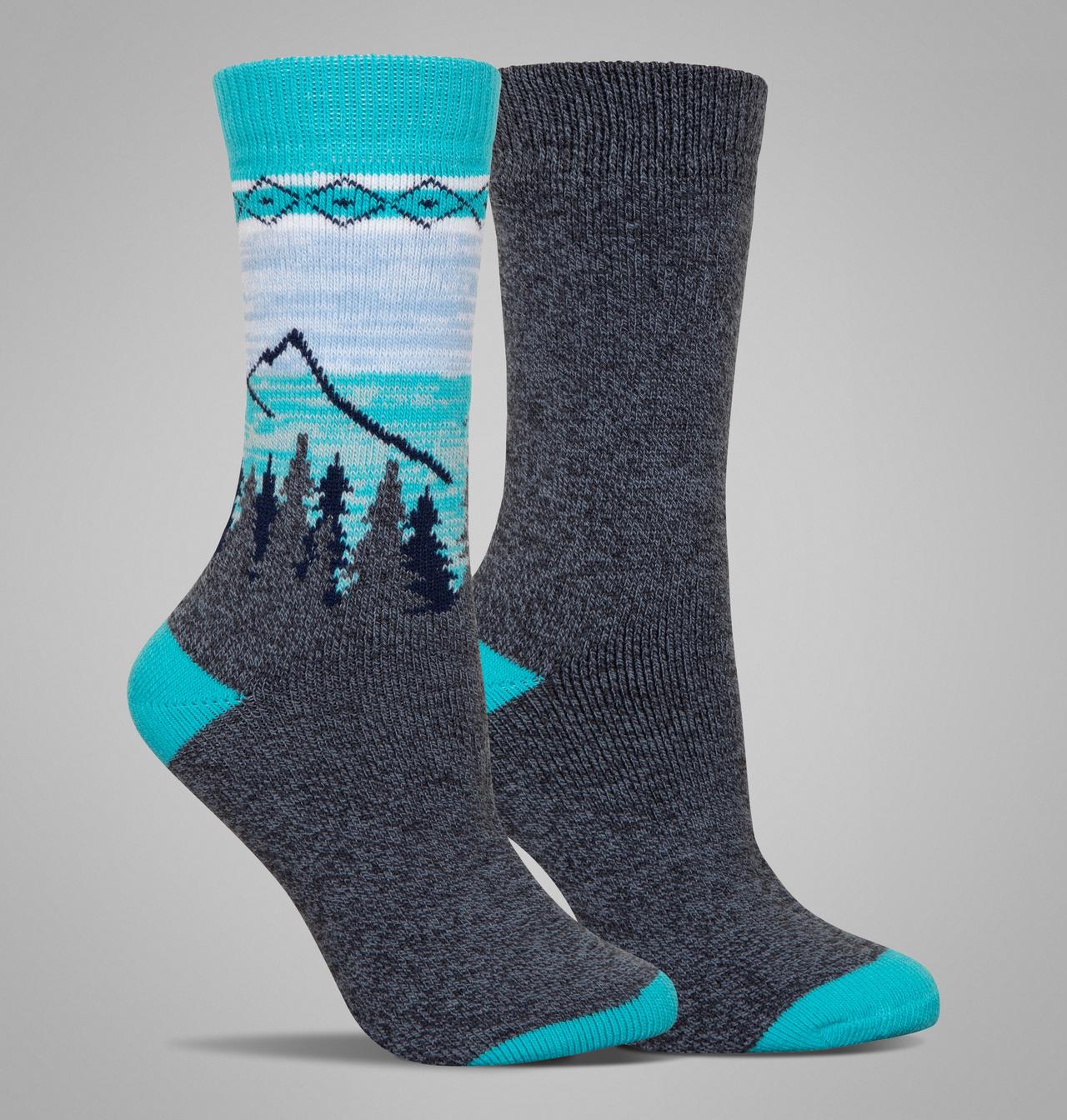 Women's Medium Weight Sunset Valley Thermal Socks - 2 Pack 1
