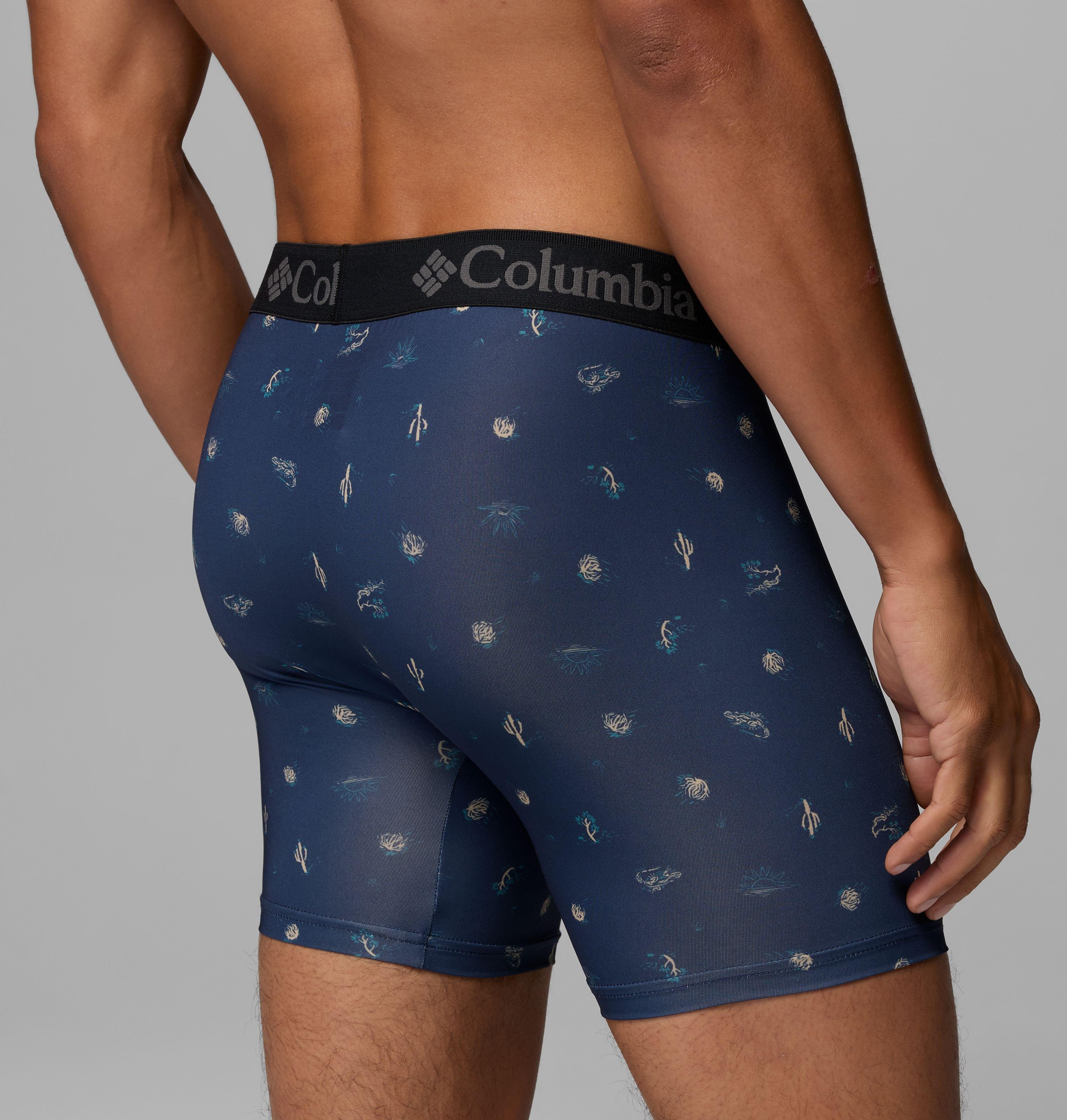 Men's 3Pk Print Poly/Stretch Boxer Brief | 464 | S 7