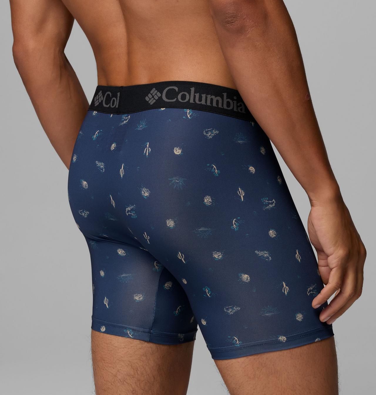 Men's 3Pk Print Poly/Stretch Boxer Brief | 464 | XS 7