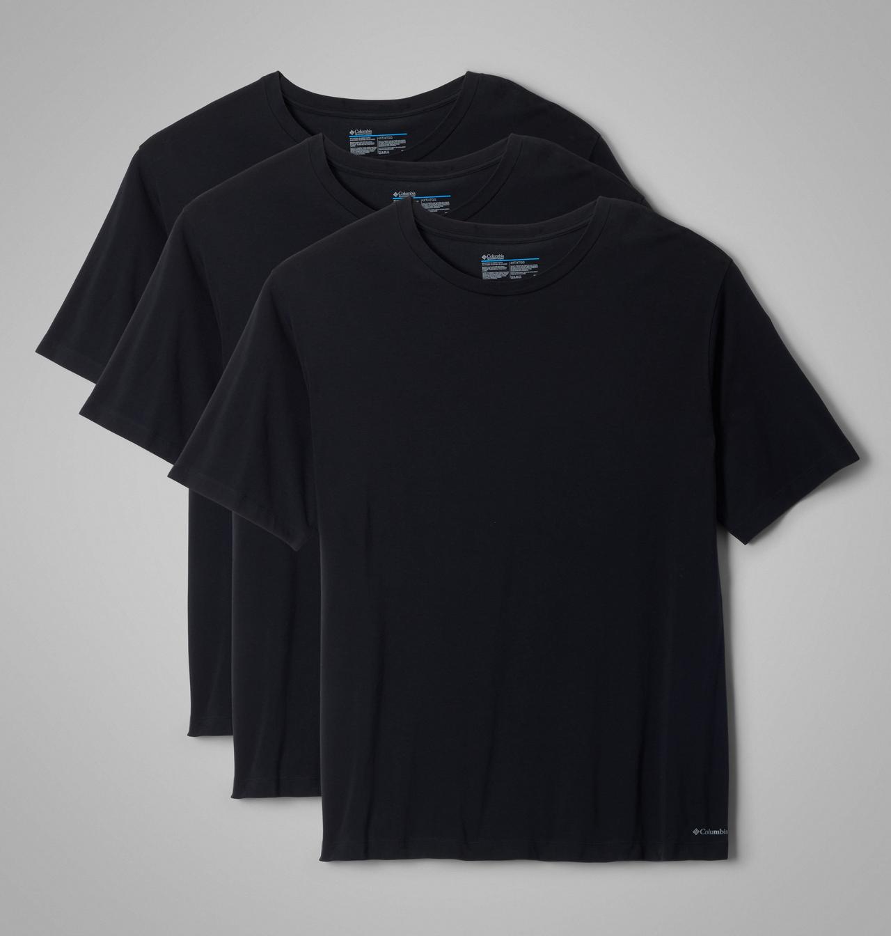 Men's 3pk Cotton/Stretch Crw-Nck Tee-BIG 1