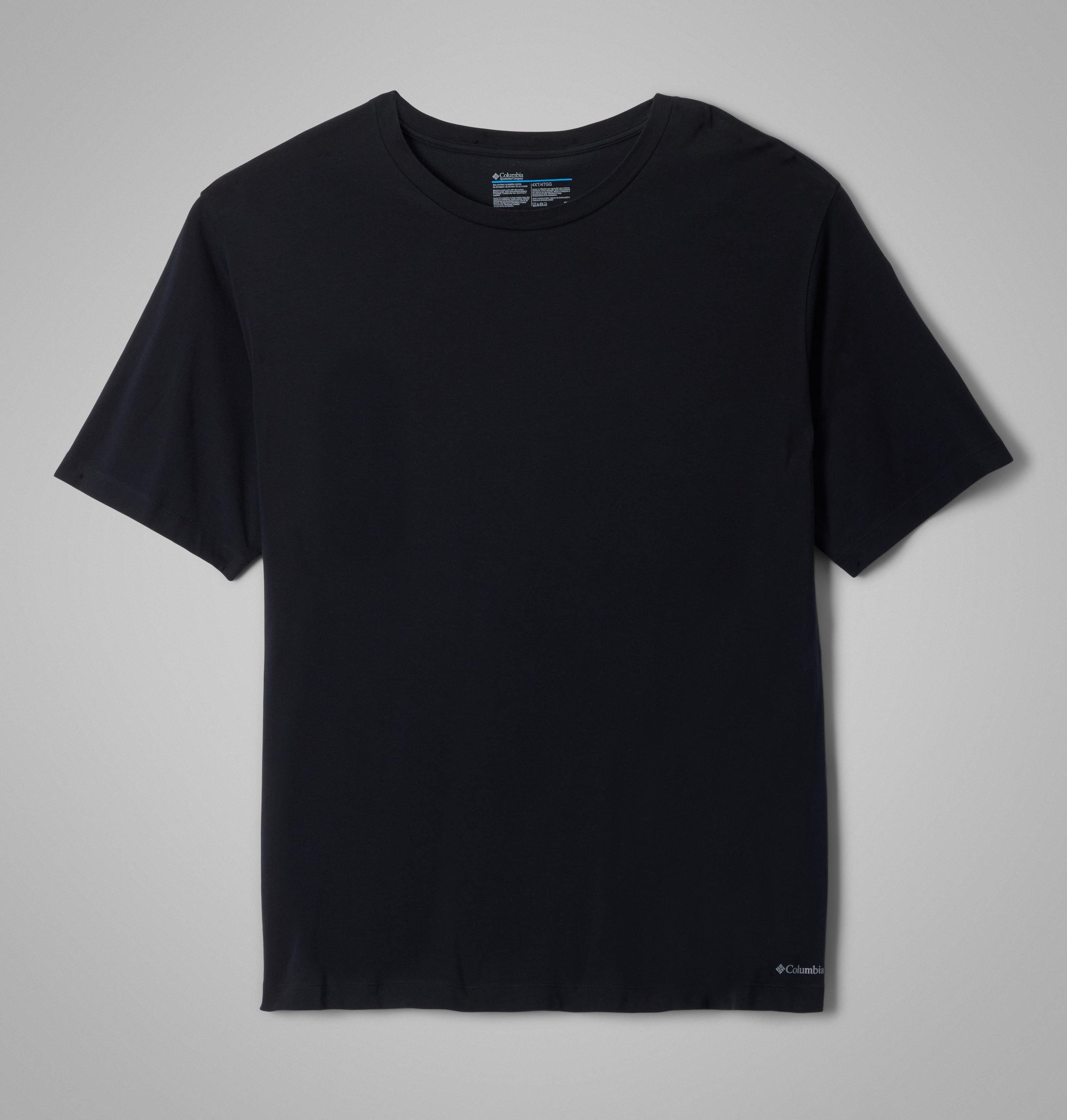 Men's Cotton Stretch Crew Neck Tee - Big- 3 Pack 3