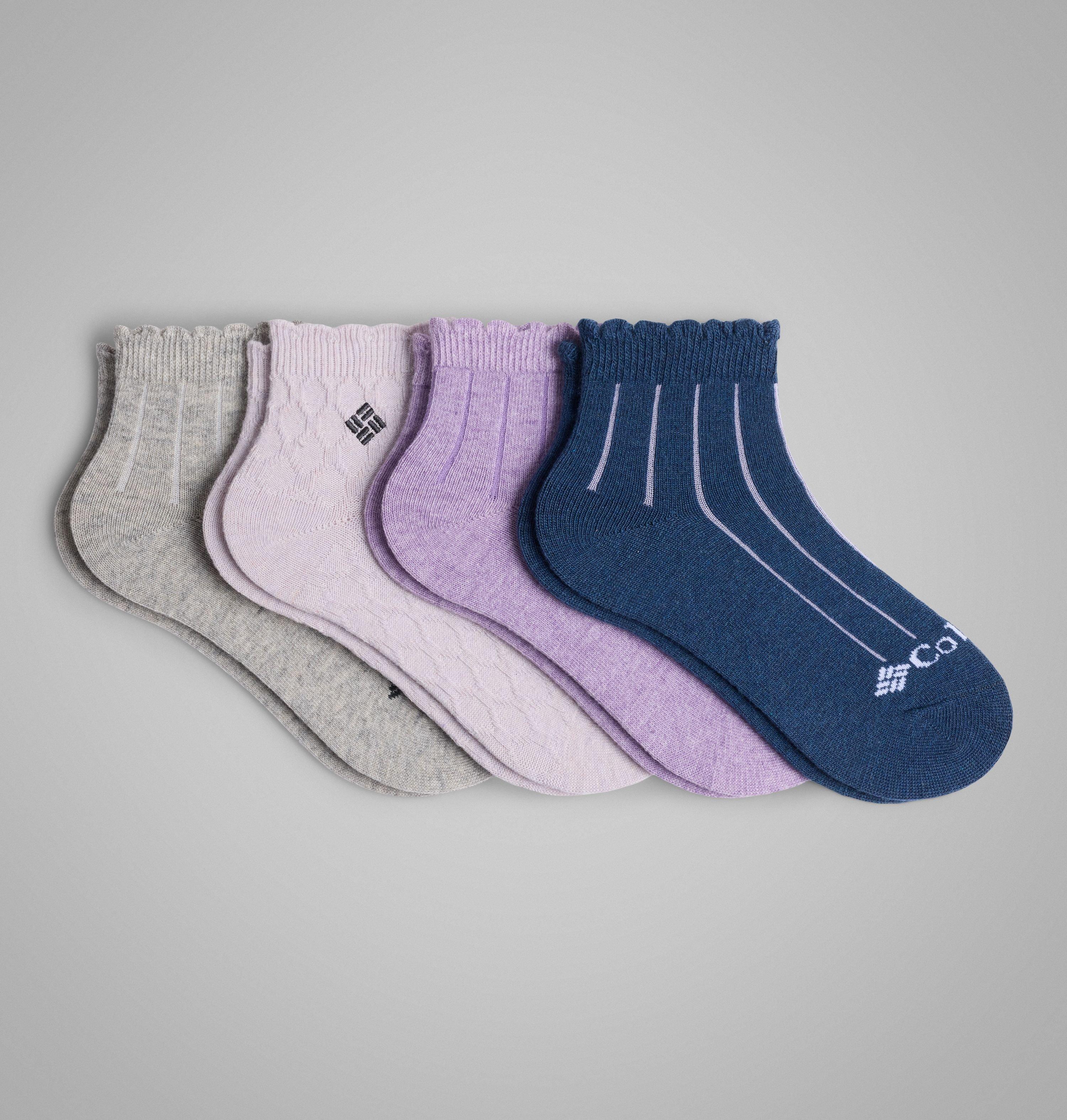 Women's Fundamental Textured Quarter Socks | Columbia