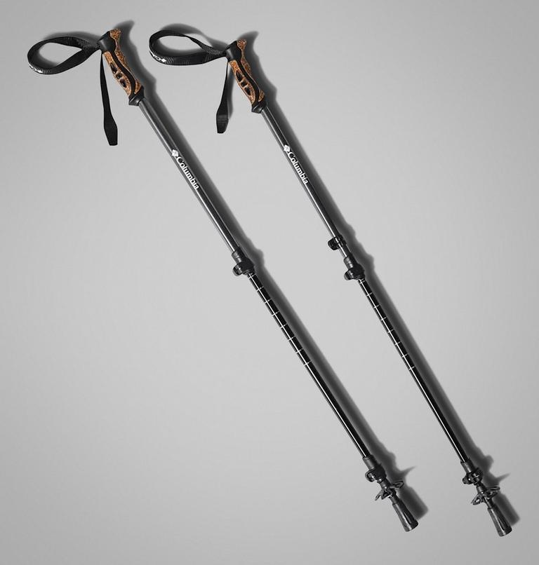 6160 Aluminum Trekking Poles - 2 Pack, Color: Black, image 1