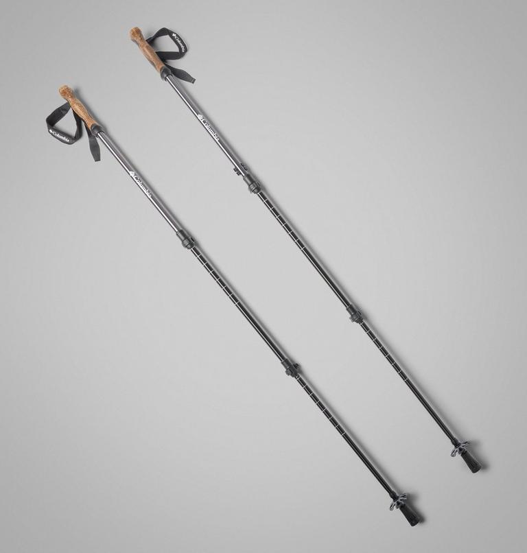 Trekking Poles Aluminum 2pc, Color: Black, image 1