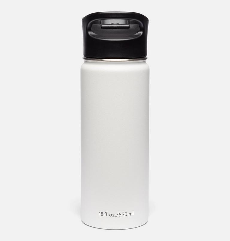 Doppelwandige Vakuumflasche mit Sip-Thru-Verschluss – 0,5 Liter, Color: White, image 2