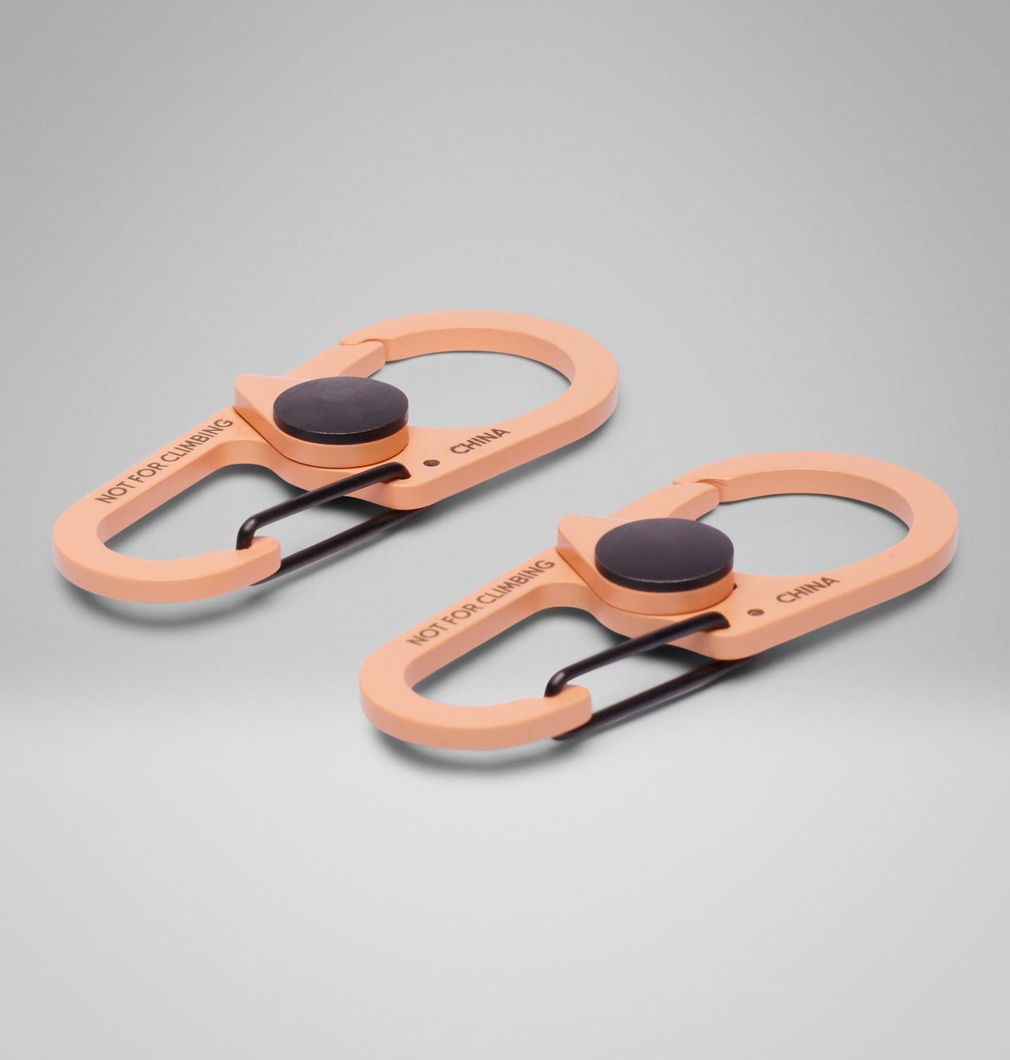 Сумки Columbia Dual-Clip Carabiner - 2 Pack, цвет: Абрикосовый — фото 2