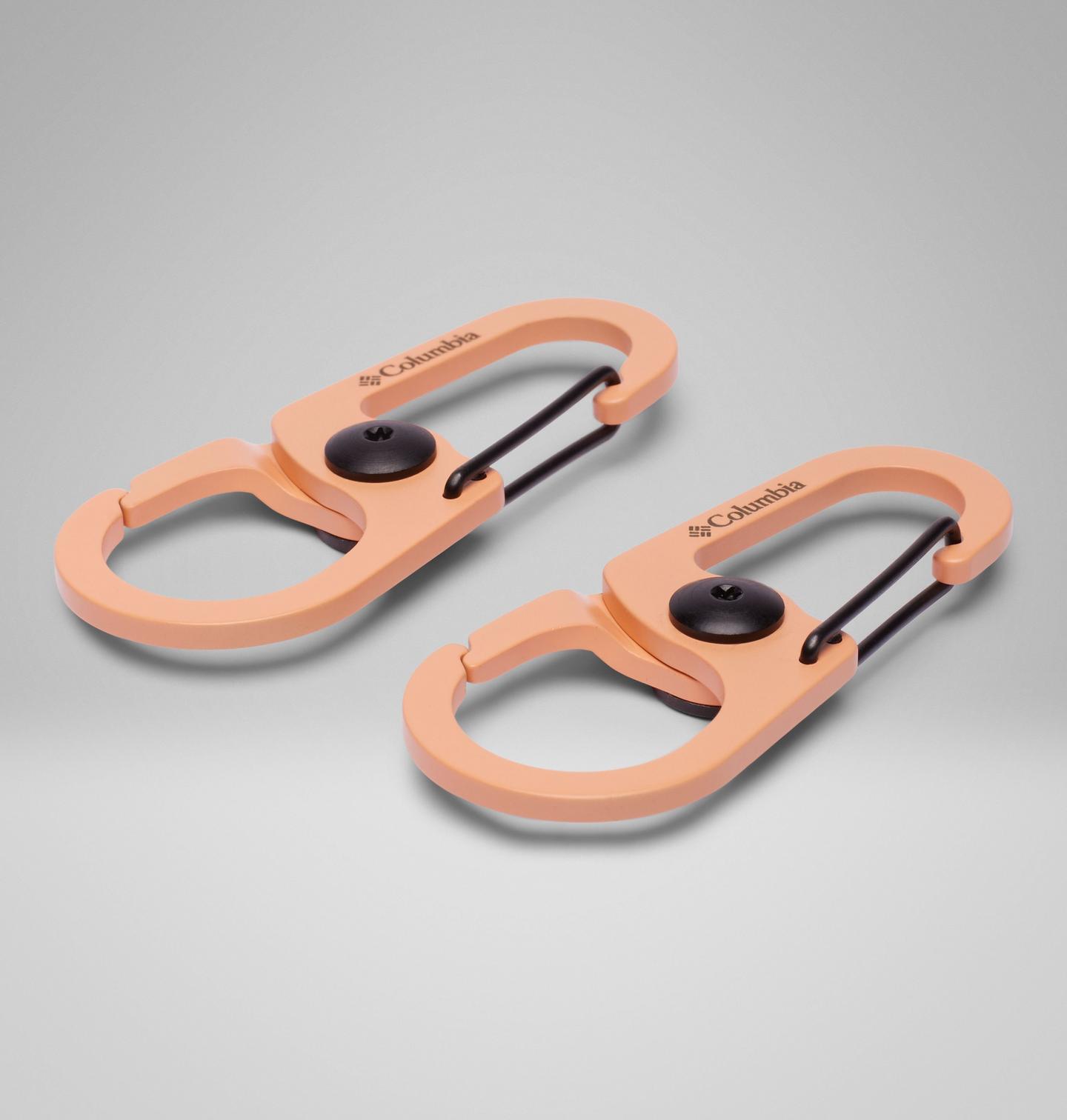 Сумки Columbia Dual-Clip Carabiner - 2 Pack, цвет: Абрикосовый — фото 1