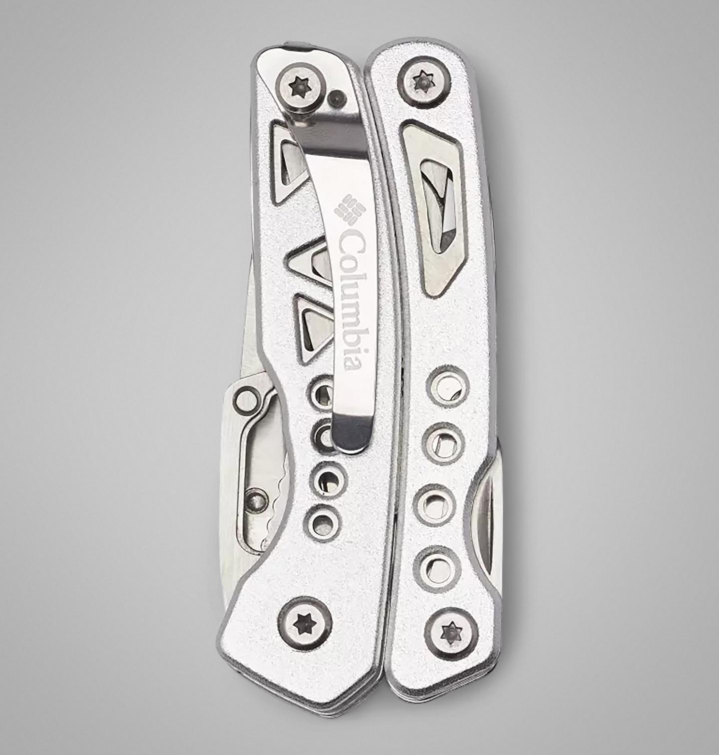 Сумка Columbia 9-Function Multi-Tool With Carabiner, цвет: Нержавеющий — фото 2