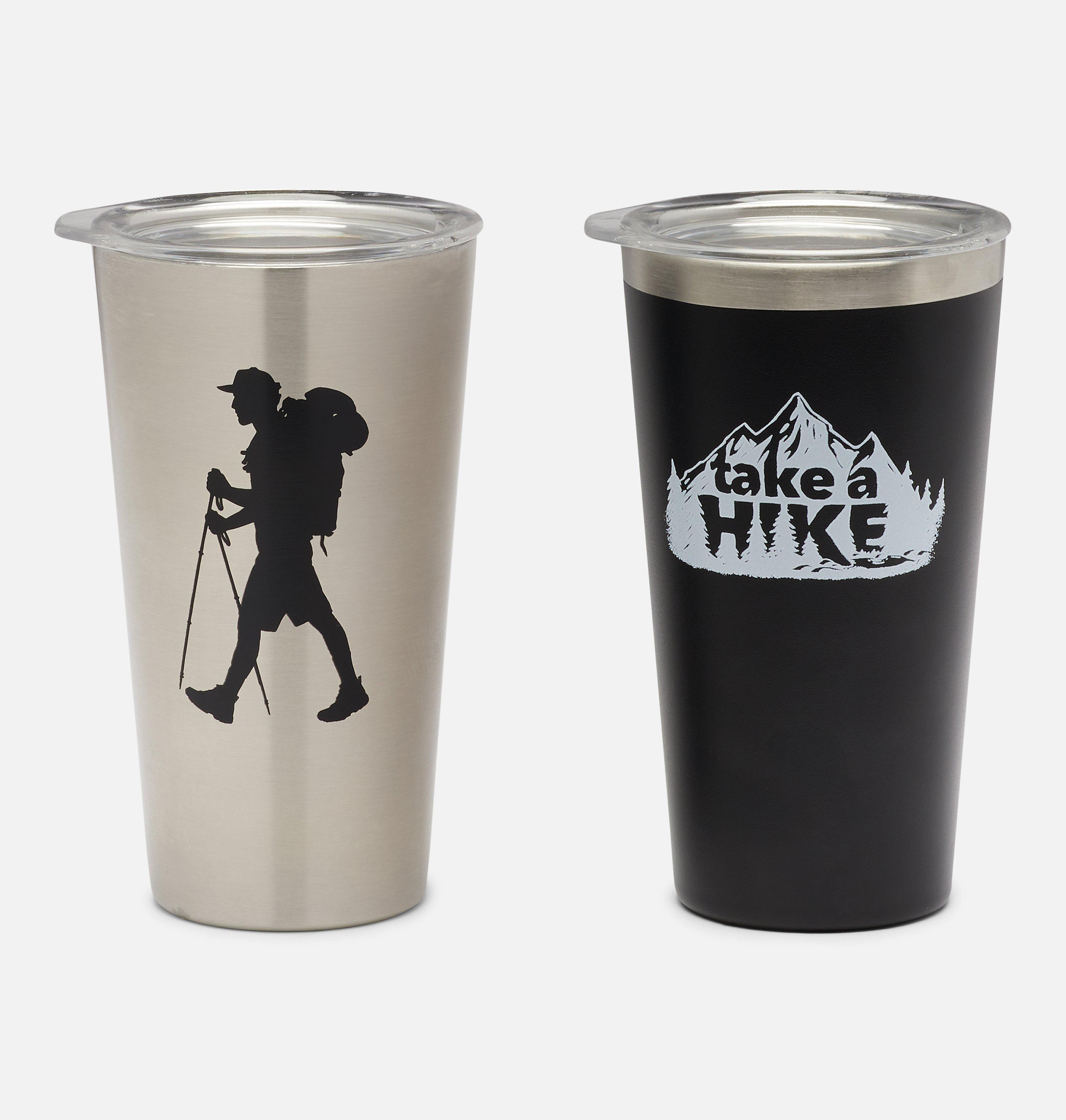Double Wall Vaccum Pint w/Lid- 2pk | 003 | O/S 1