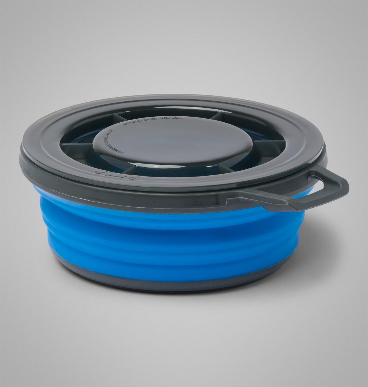 Collapsable Silicone Bowl With Lid 1
