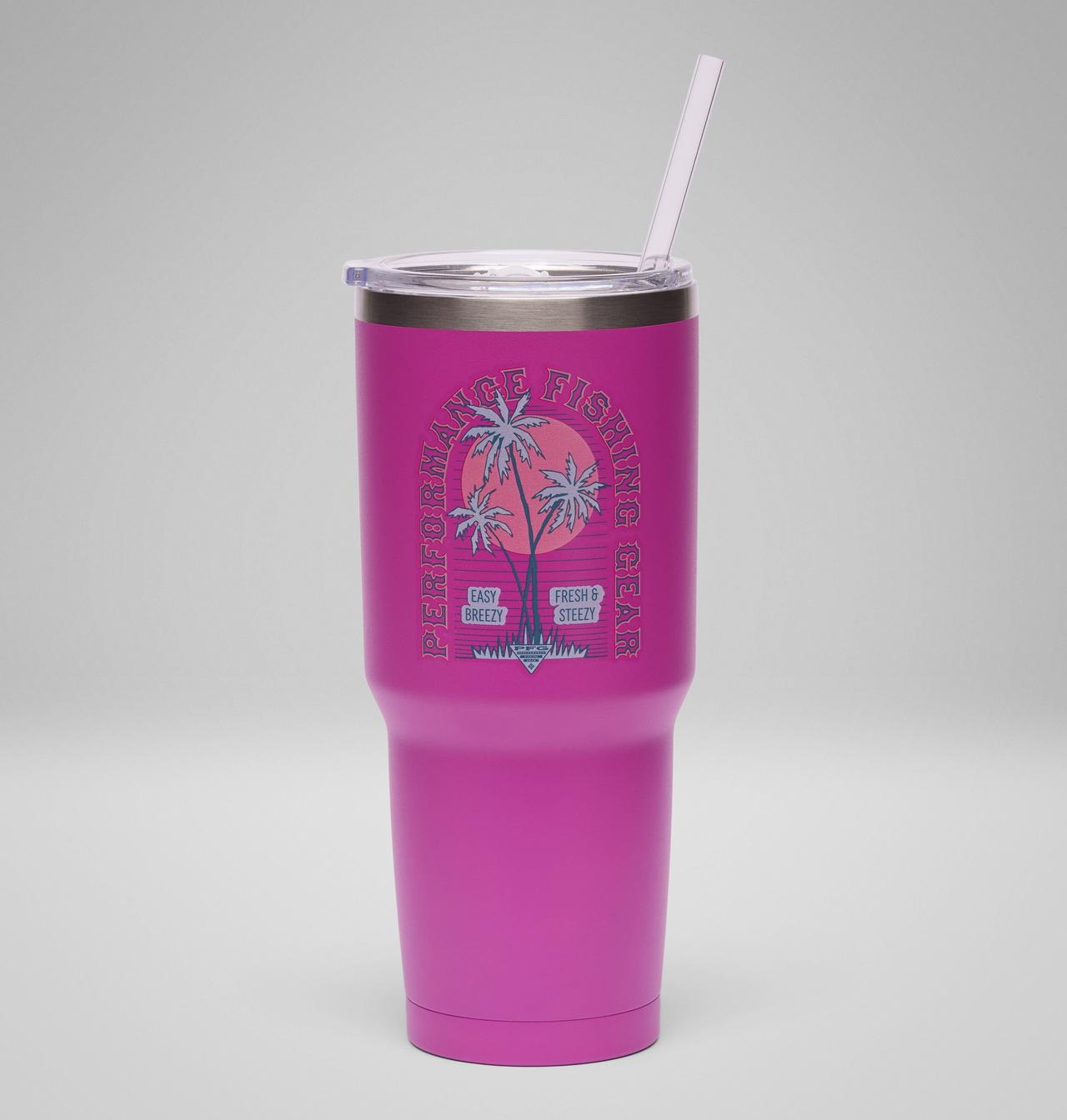 30 OZ SS VACUUM TUMBLER WITH STRAW | 574 | O/S 2