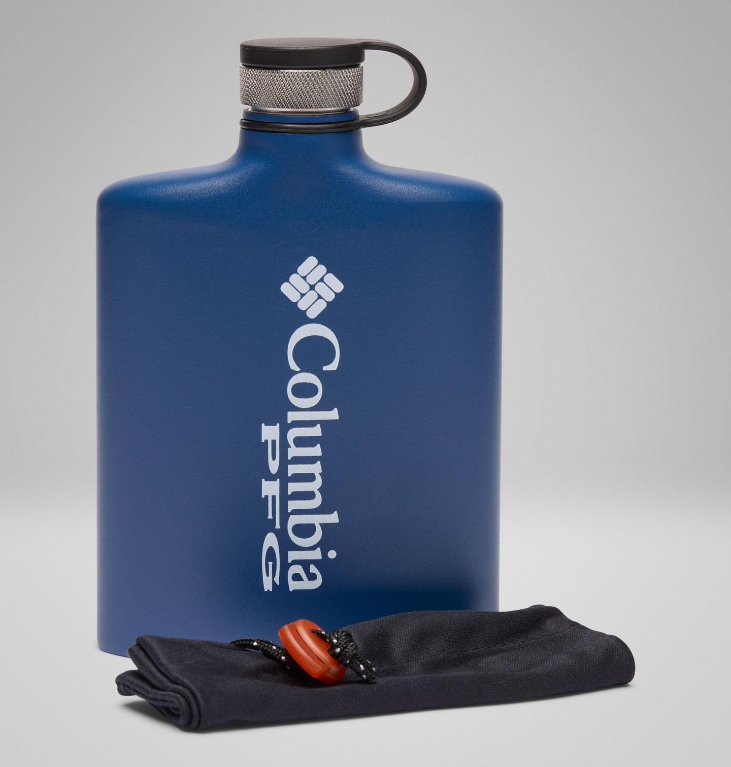 Columbia PFG Stainless Steel Flask - 8 oz, цвет: Карбоновый — фото 3