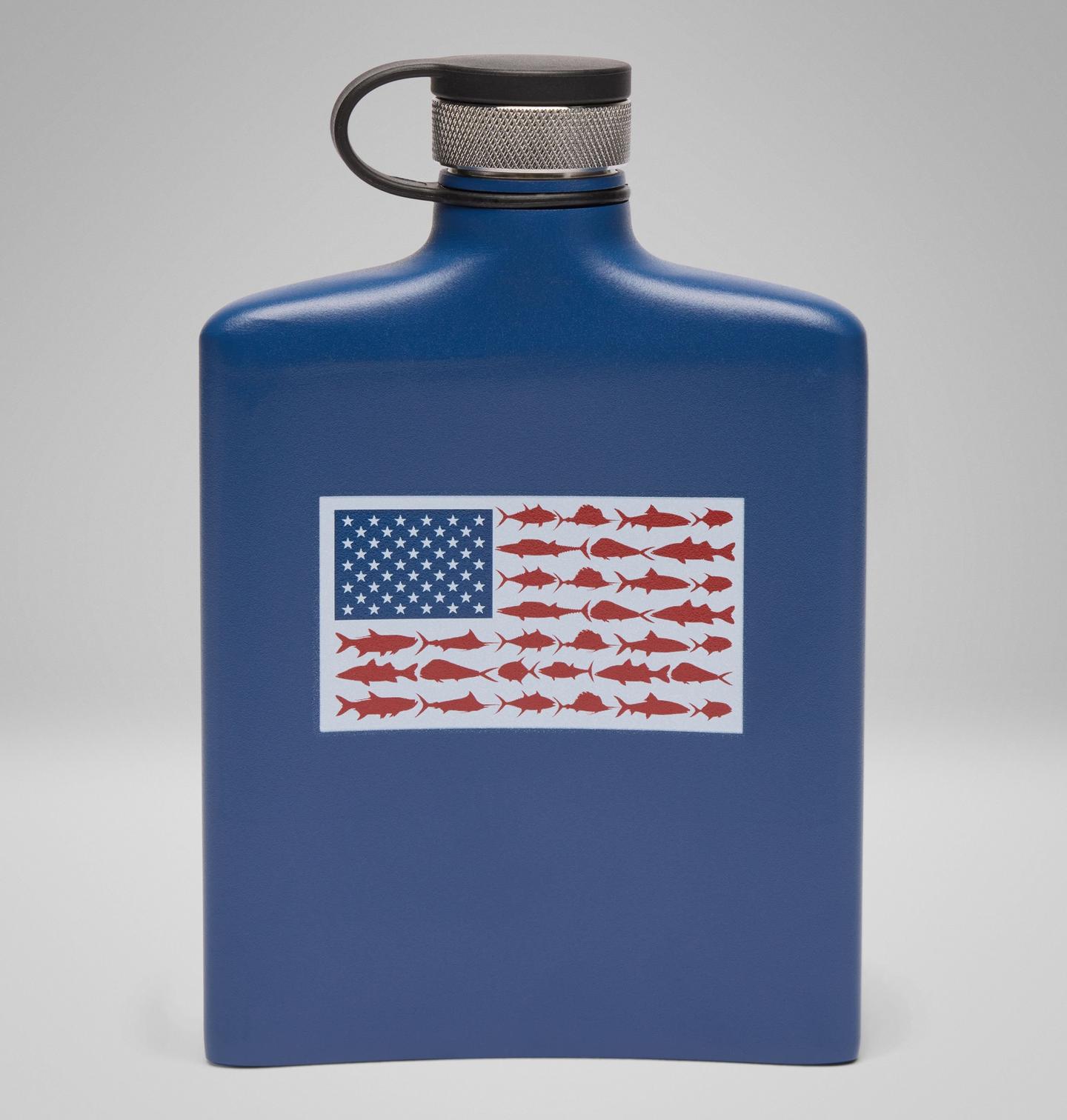 Columbia PFG Stainless Steel Flask - 8 oz, цвет: Карбоновый — фото 2