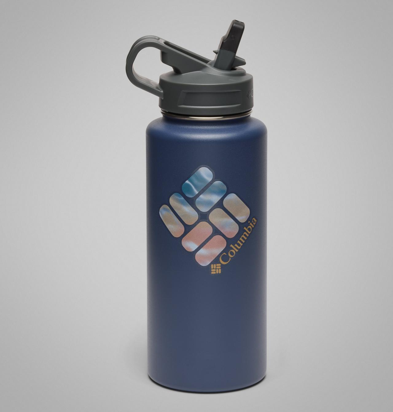 Stainless Steel Vacuum Bottle With Straw - 32 ounces 1