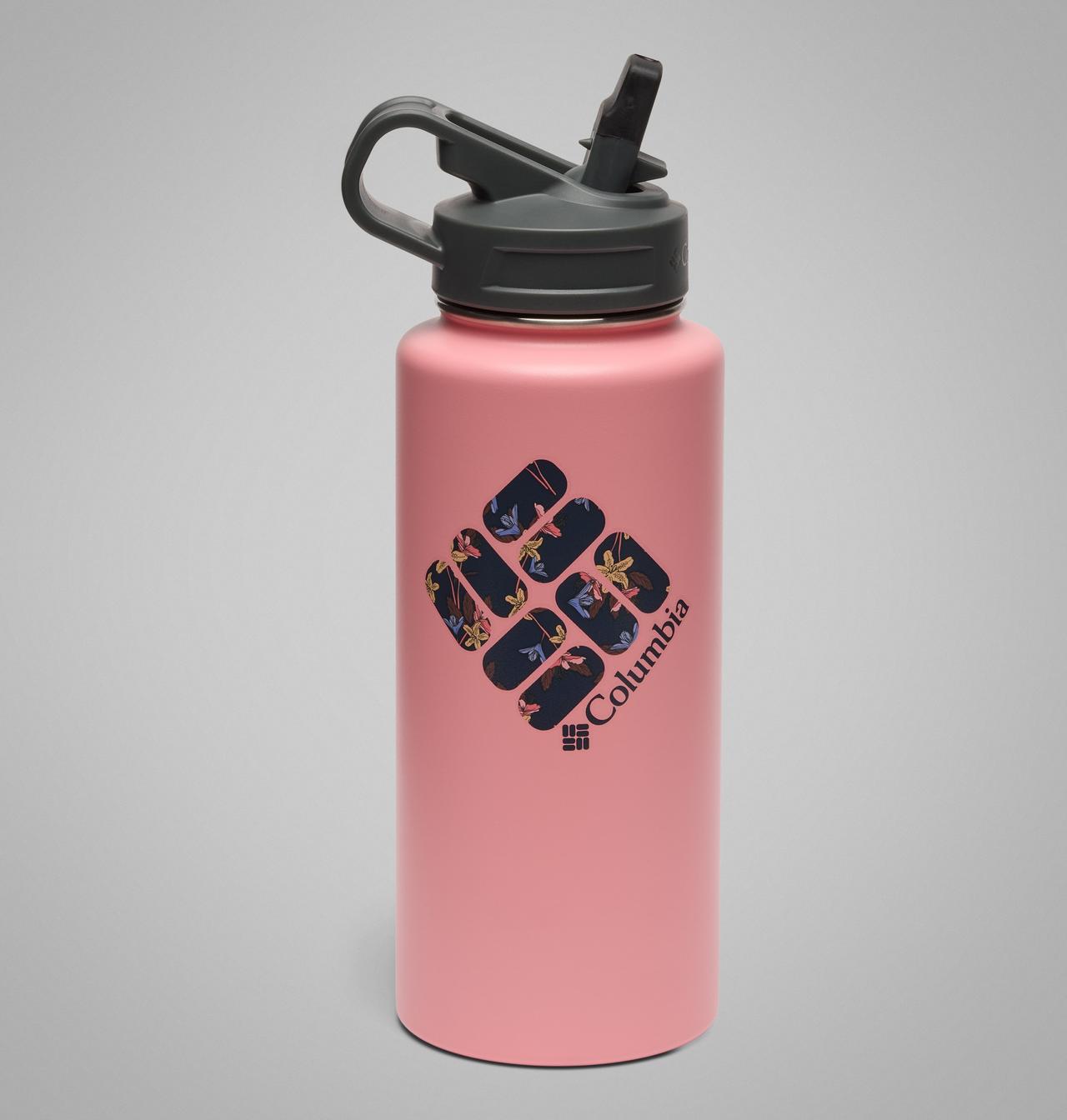 Stainless Steel Vacuum Bottle With Straw - 32 ounces 1