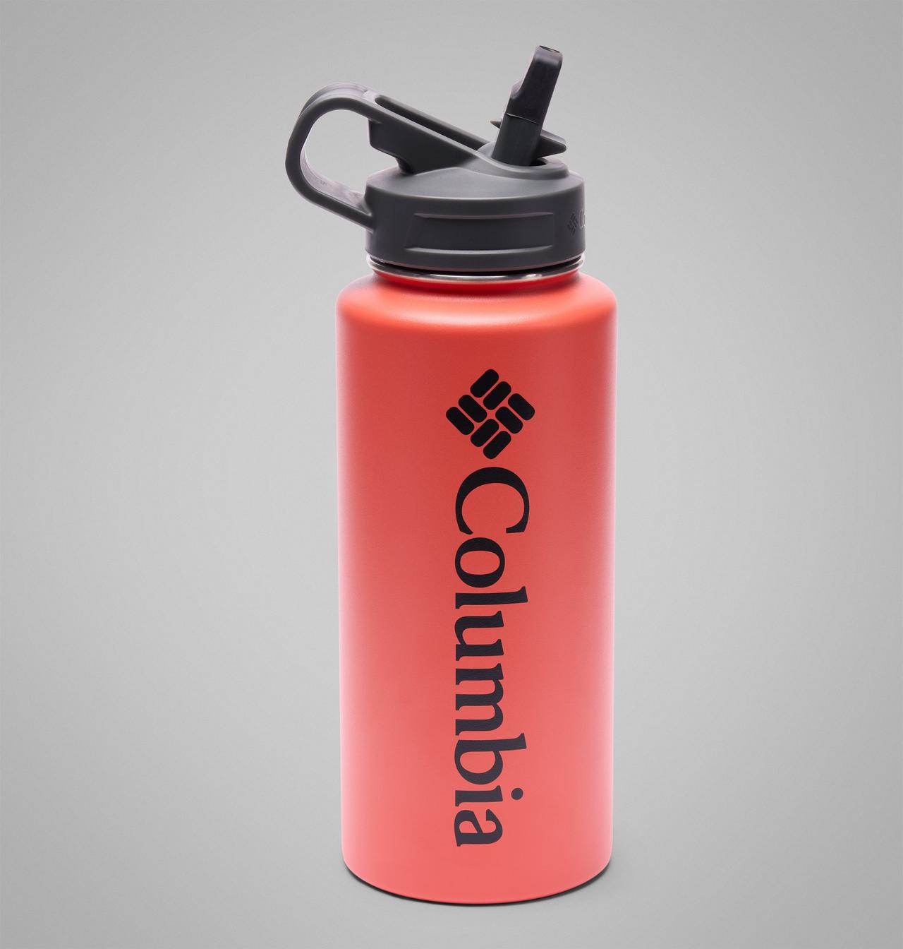 Stainless Steel Vacuum Bottle With Straw - 32 ounces 1