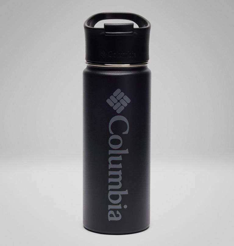 Stainless Steel Vacuum Bottle - 18 oz, Color: Black, image 1