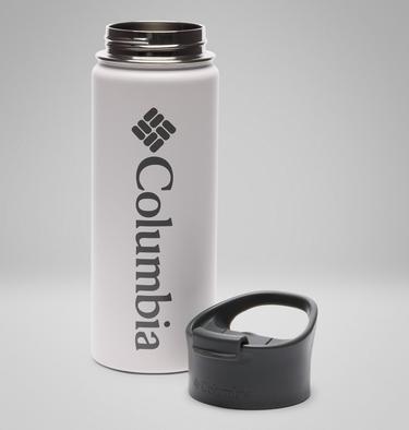 Stainless Steel Vacuum Bottle - 18 oz, Color: White, image 3