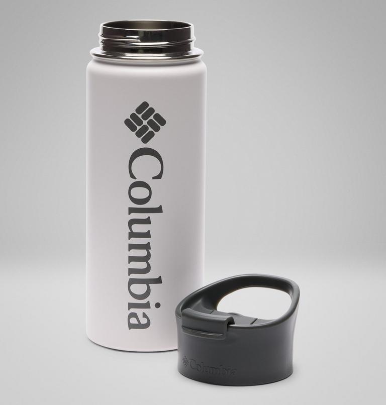 Stainless Steel Vacuum Bottle - 18 oz, Color: White, image 3