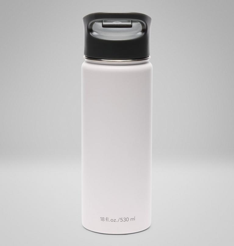 Stainless Steel Vacuum Bottle - 18 oz, Color: White, image 2