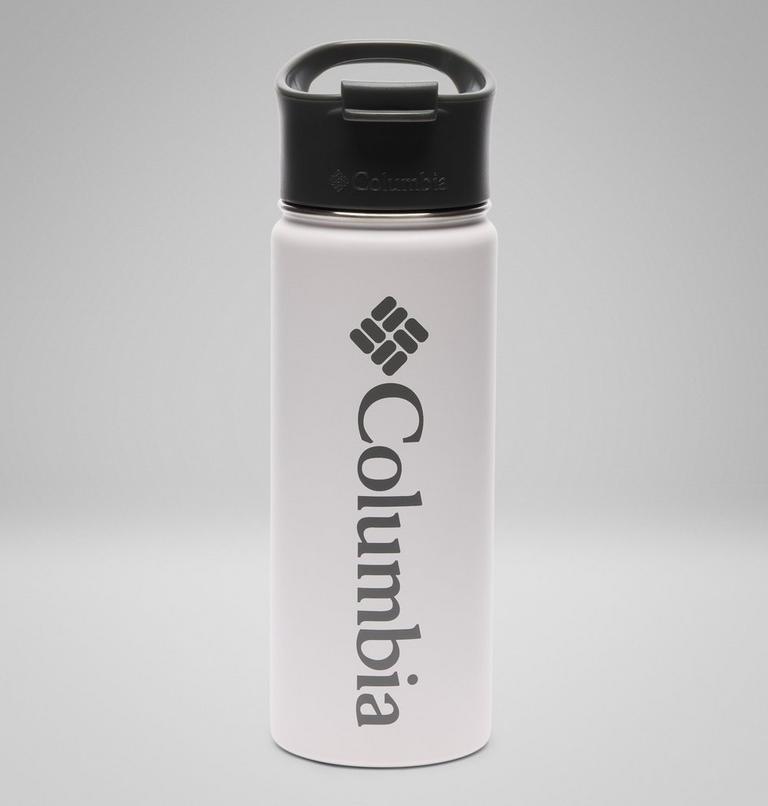 Stainless Steel Vacuum Bottle - 18 oz, Color: White, image 1