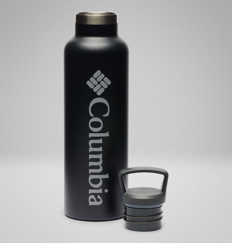 Stainless Steel Vacuum Bottle - 21 oz, Color: Black, image 3