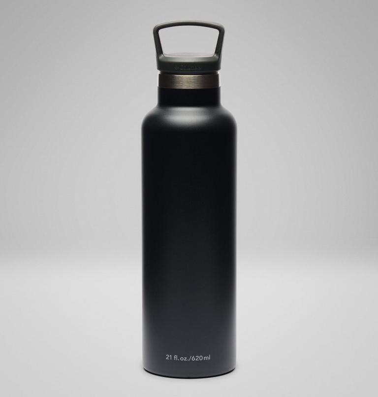 Stainless Steel Vacuum Bottle - 21 oz, Color: Black, image 2