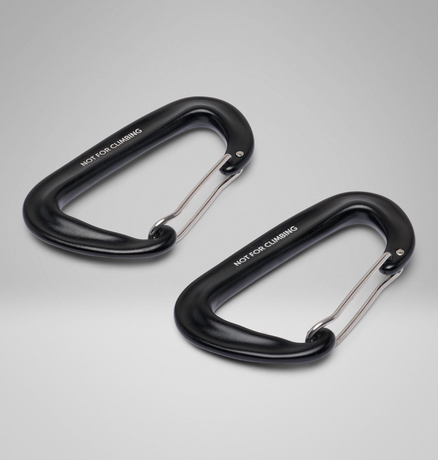 Сумки Columbia Wire Carabiner - 2 Pack, цвет: Чёрный — фото 2