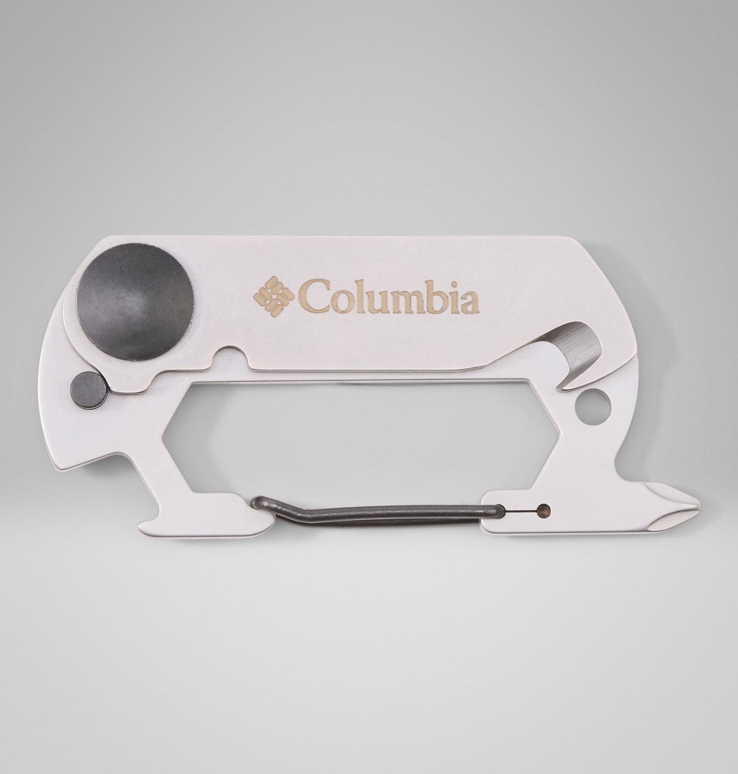 Columbia Carabiner Pocket Tool, цвет: Нержавеющая сталь — фото 1