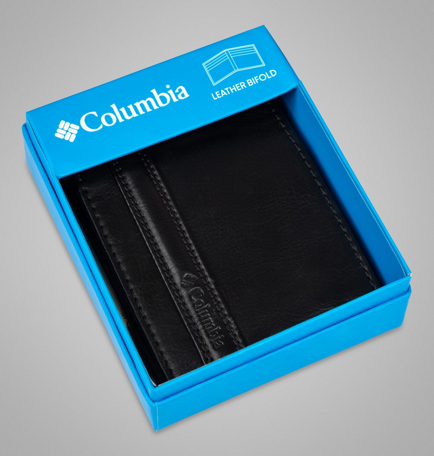 Мужской кошелёк Columbia Wilkes Traveler RFID Wallet, цвет: Чёрный — фото 3
