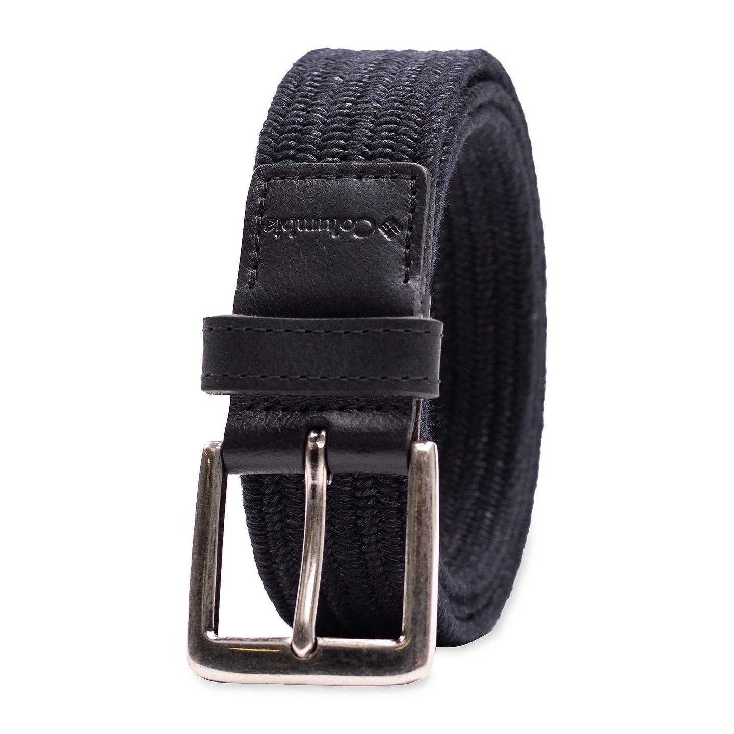 Мужской ремень Columbia 36mm-Wide Braided Belt, цвет: Чёрный — фото 2