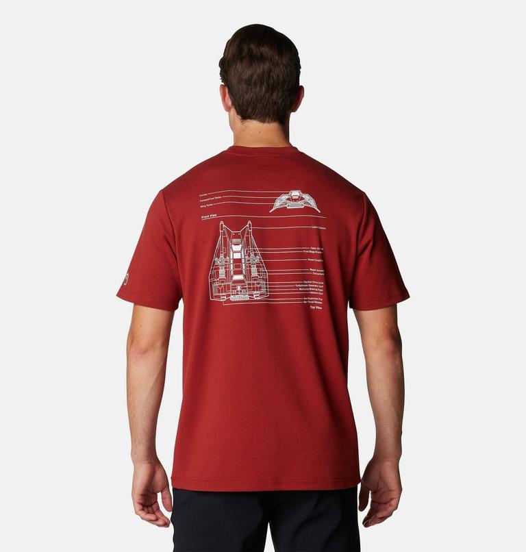 Unisex Skywalker Pilot Short-Sleeve Shirt, Color: Red Oxide, image 3