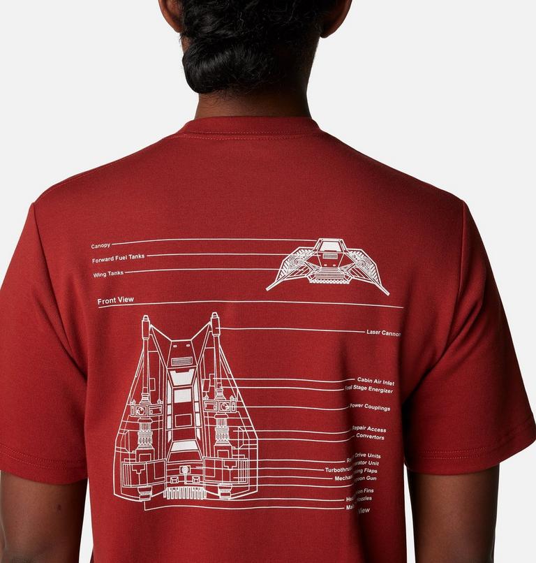 Unisex Skywalker Pilot Short-Sleeve Shirt, Color: Red Oxide, image 6