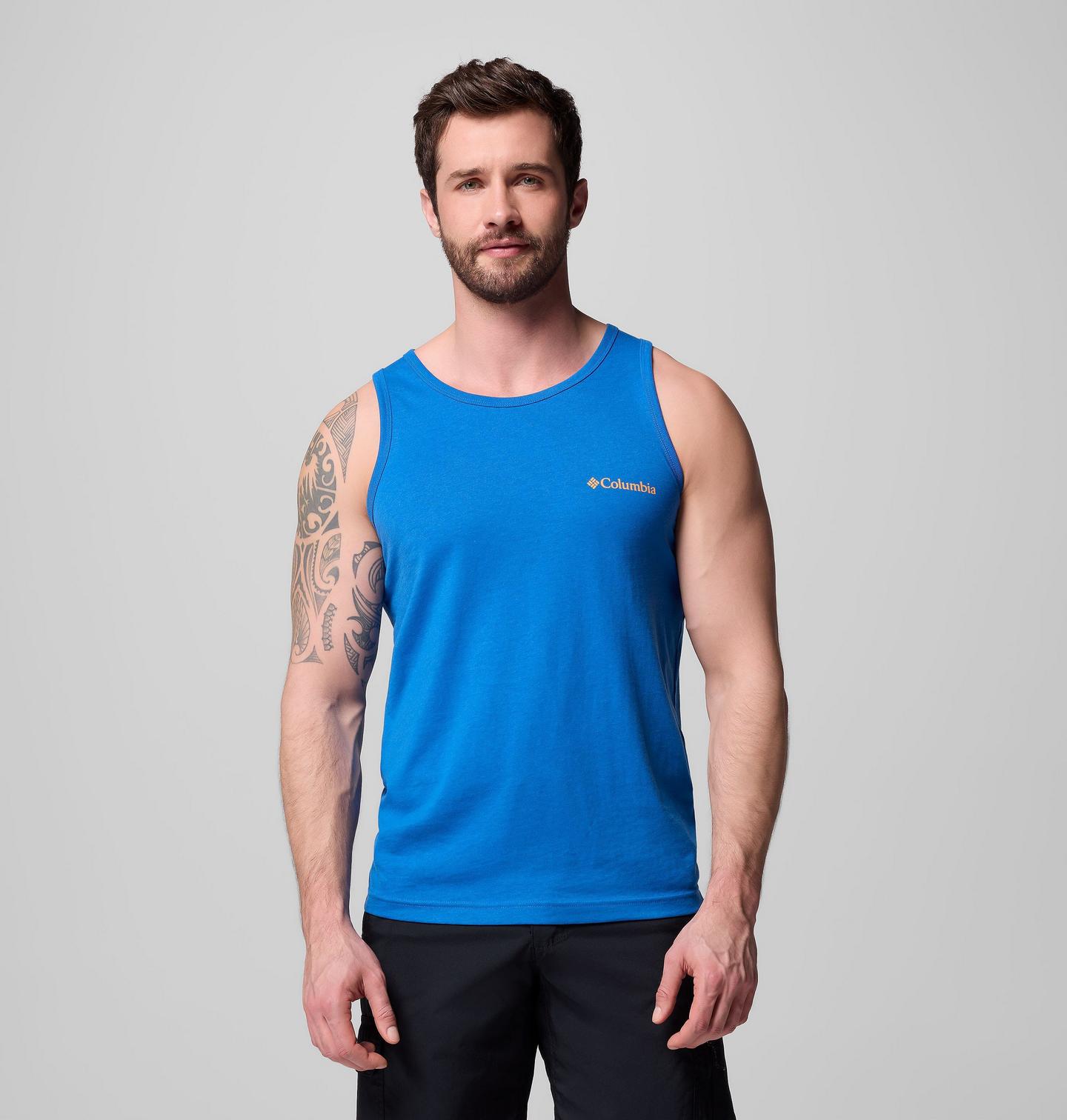 Мужская футболка Columbia Luke Graphic, цвет: Яркий синий — фото 2