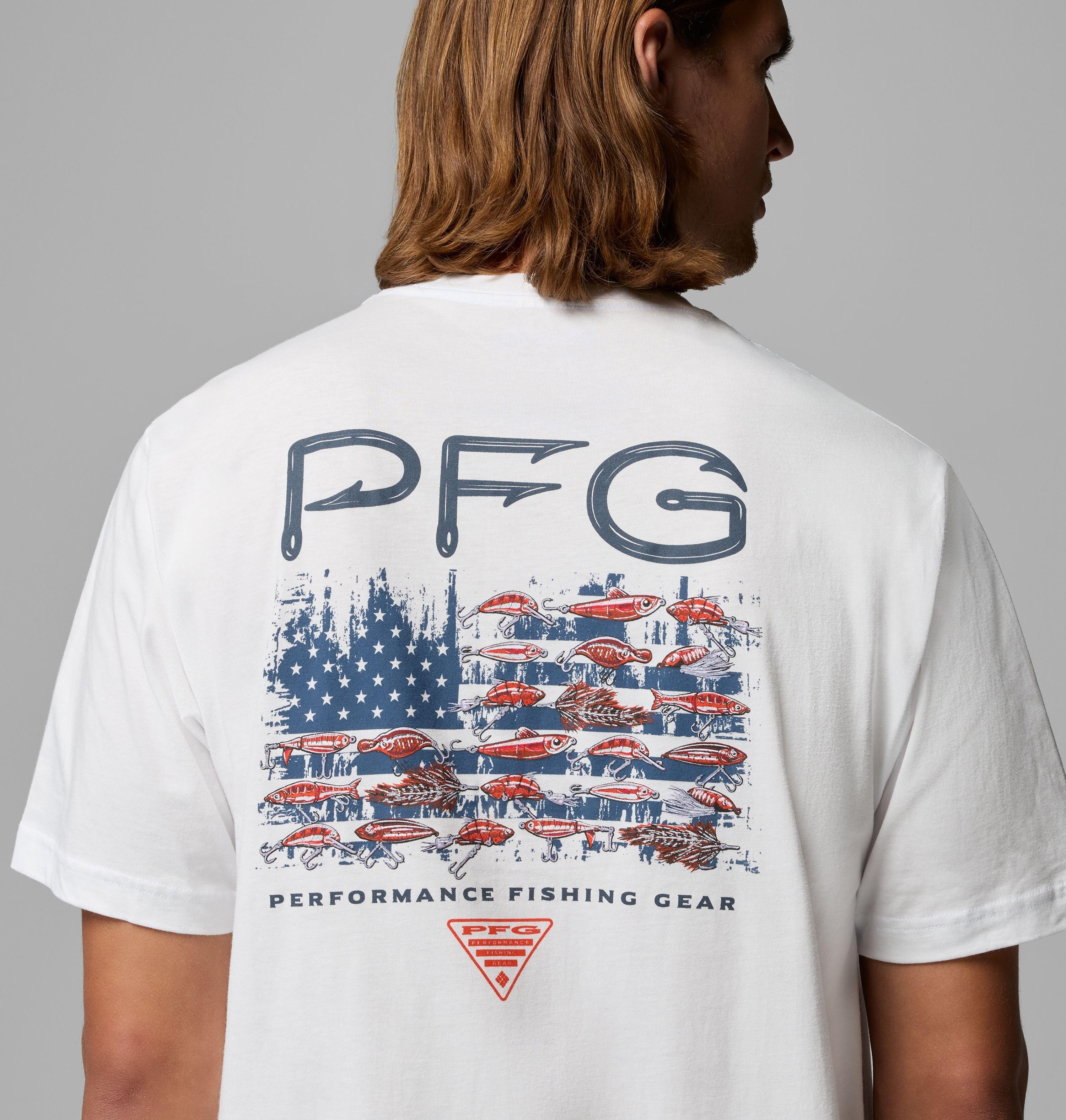 Men's Aprub Flag PFG Short Sleeve T-Shirt | 100 | S 6