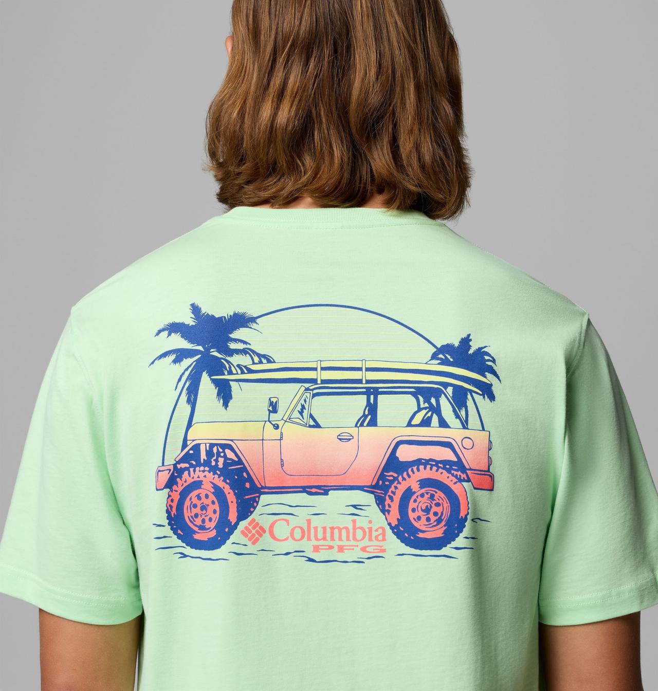 Men's Beaching Truck PFG Short Sleeve T-Shirt 6