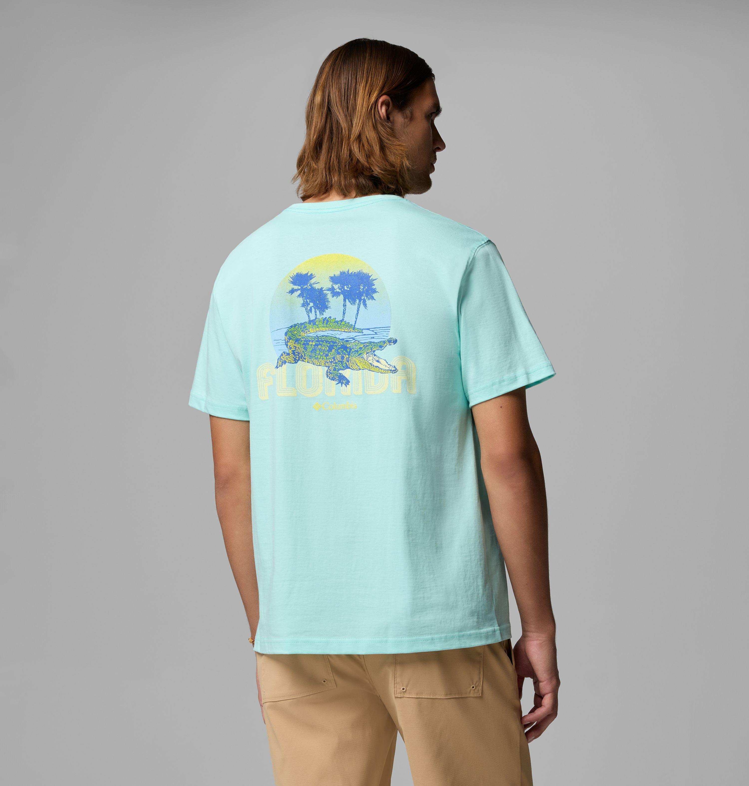 Columbia Men's Floridasun Fl Gator CSC Short Sleeve T-Shirt-