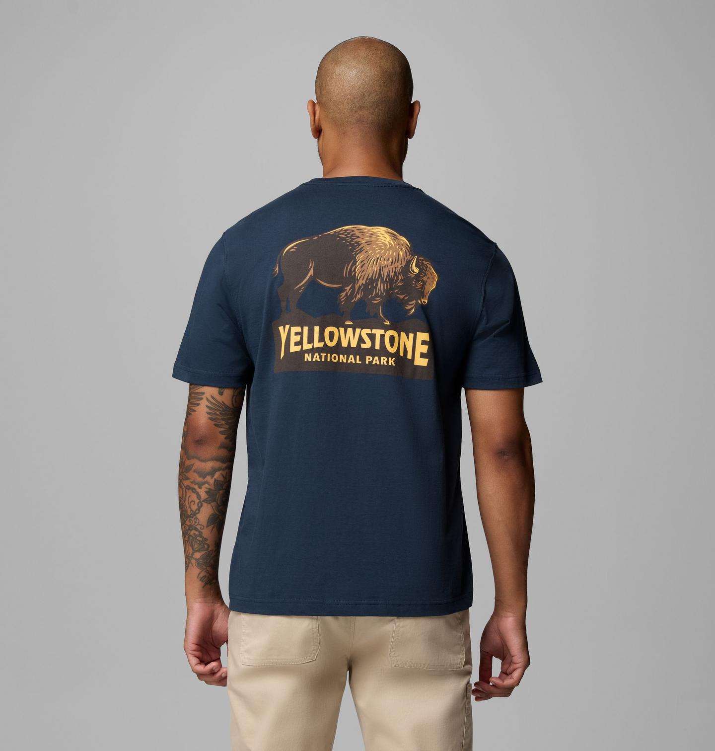 Мужская футболка Columbia Buffalo Graphic, цвет: Тёмно-синий — фото 1