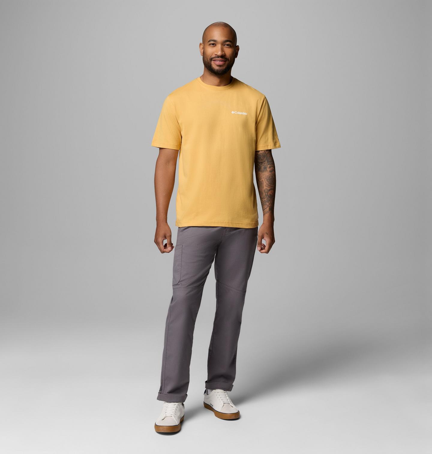 Мужская футболка Columbia Oro CA Bear CSC, цвет: Горчичный — фото 2
