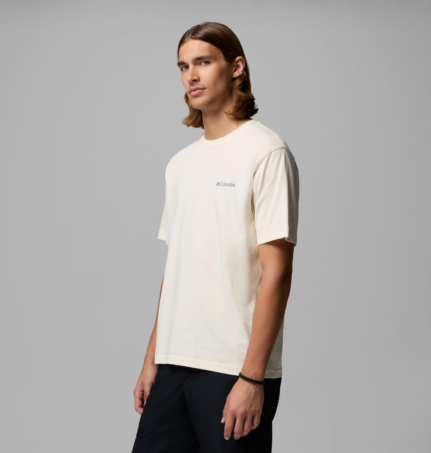 Мужская футболка Columbia Nash TN CSC Short Sleeve, цвет: Меловой — фото 3