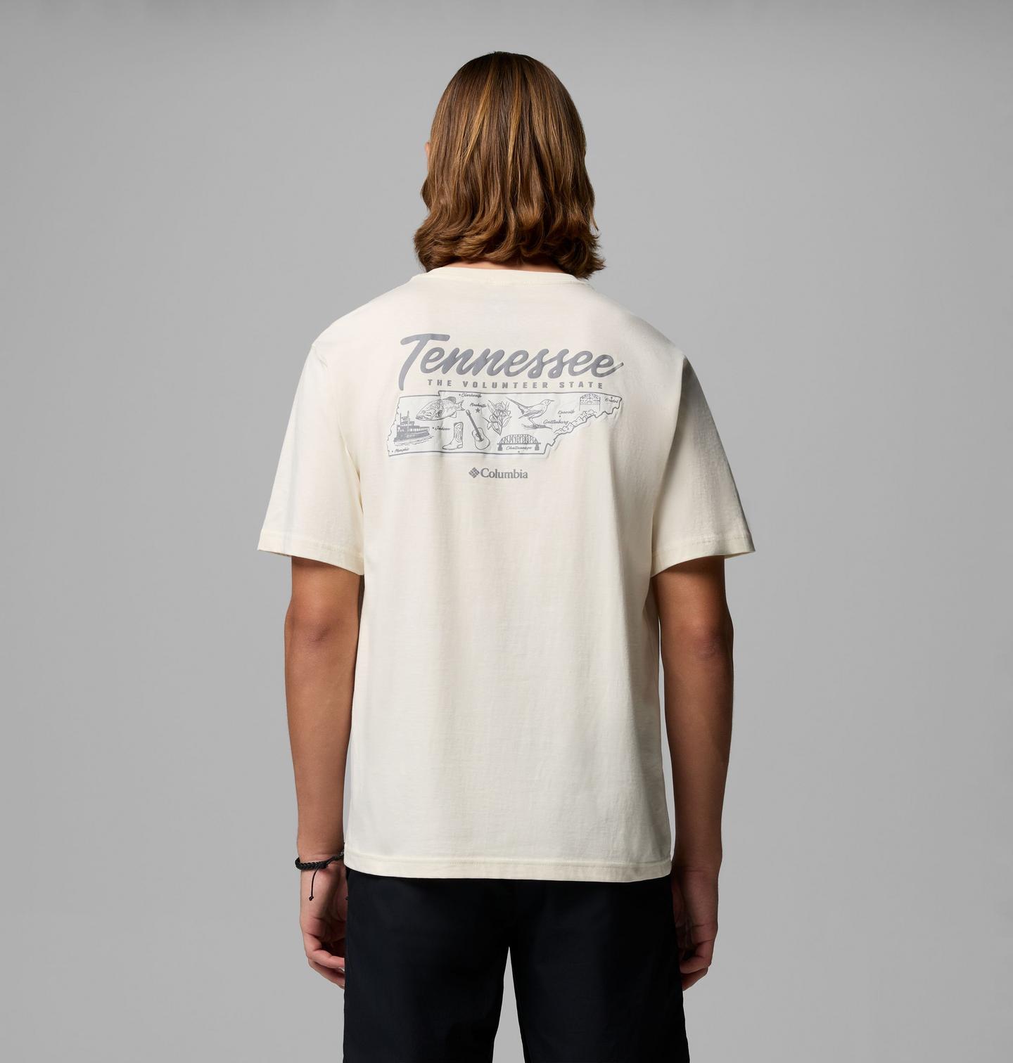 Мужская футболка Columbia Nash TN CSC Short Sleeve, цвет: Меловой — фото 1