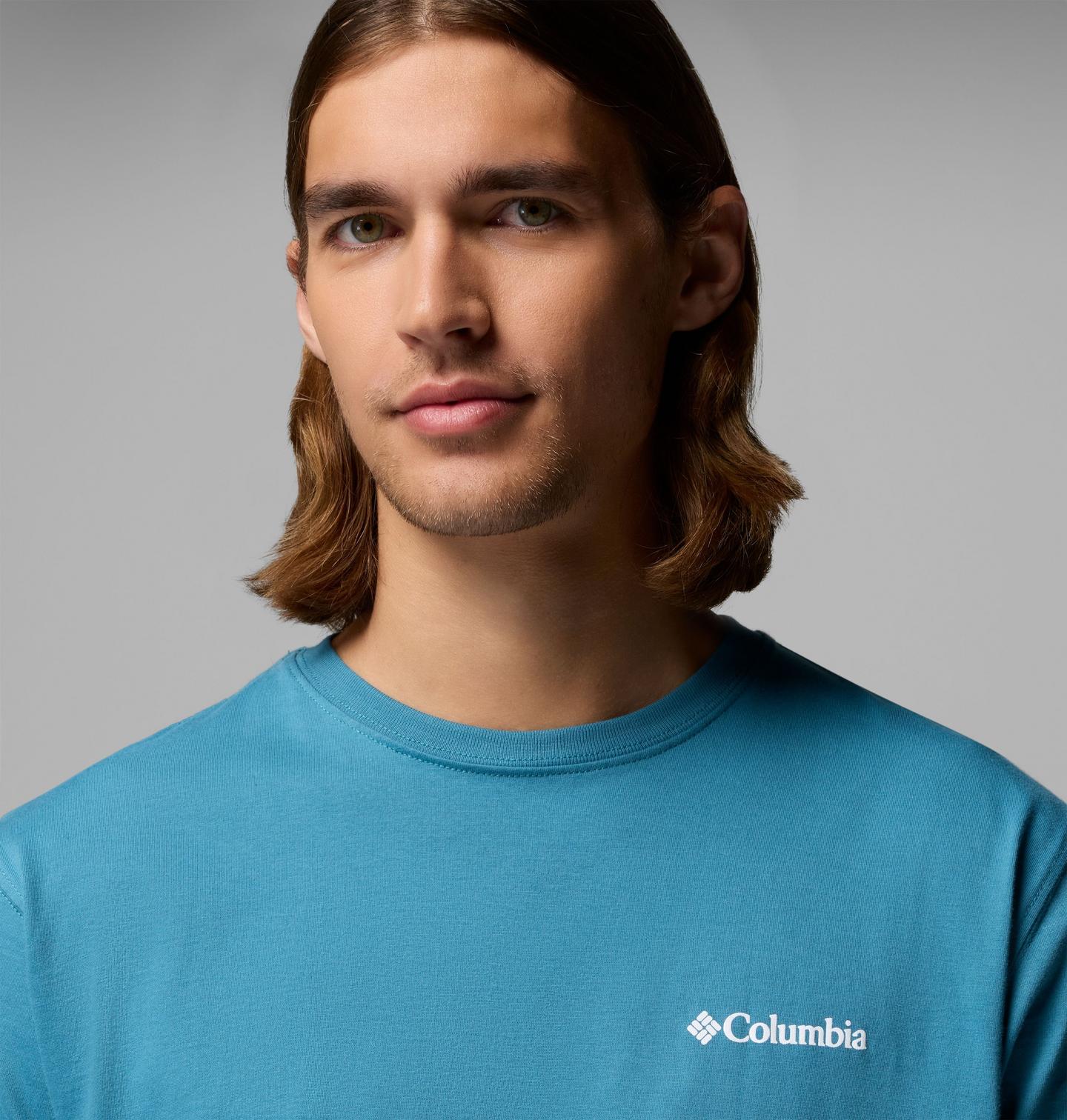 Мужская футболка Columbia Possible Ski CO CSC, цвет: Синий — фото 4