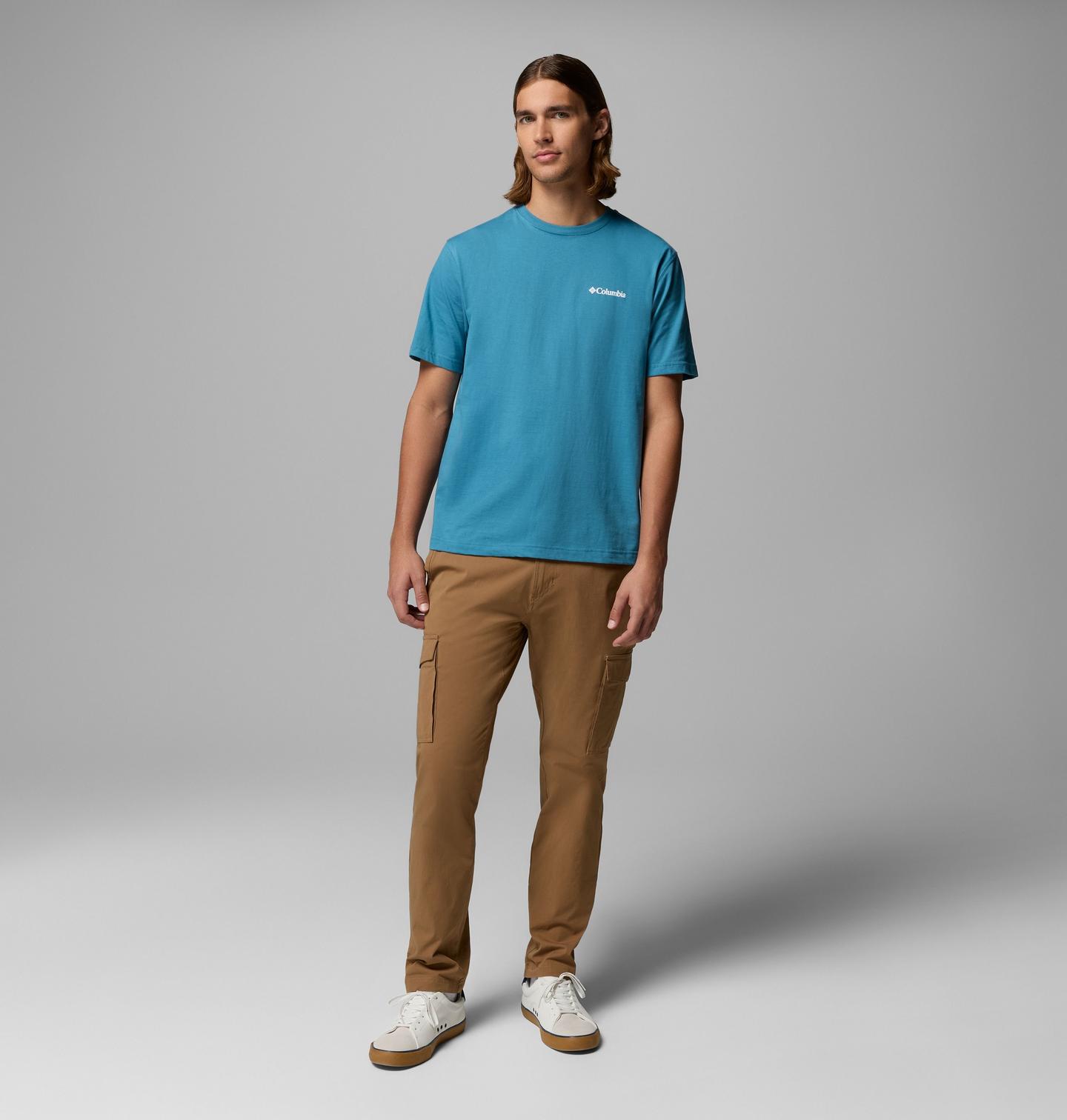 Мужская футболка Columbia Possible Ski CO CSC, цвет: Синий — фото 2