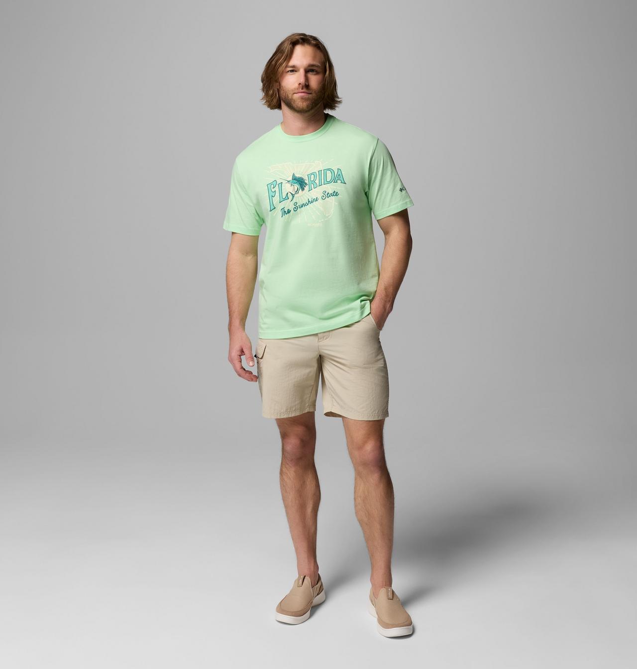 Men's Vacation Marlin FL PFG Short Sleeve T-Shirt | 372 | L 2