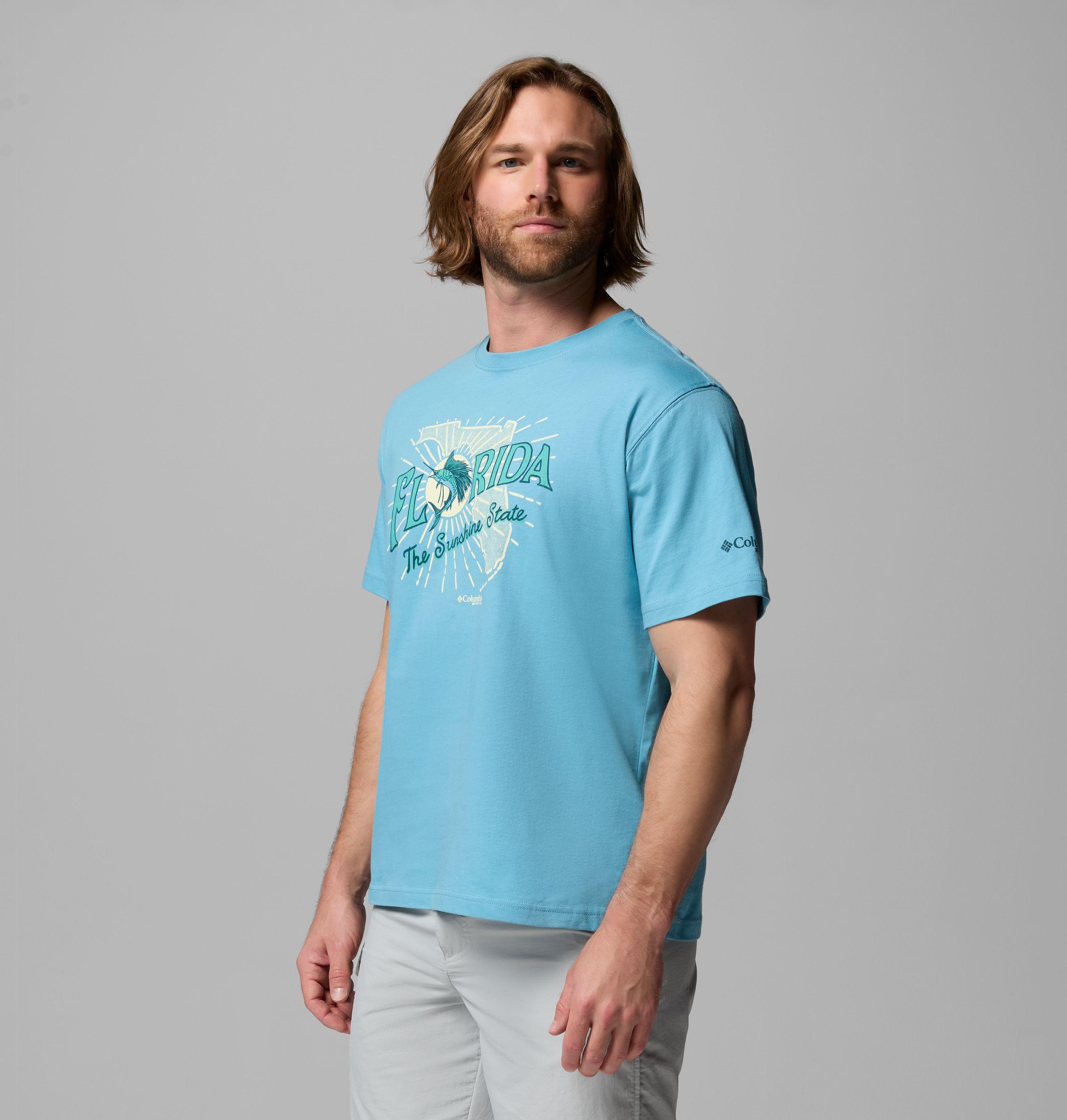 Men's Vacation Marlin FL PFG Short Sleeve T-Shirt 4