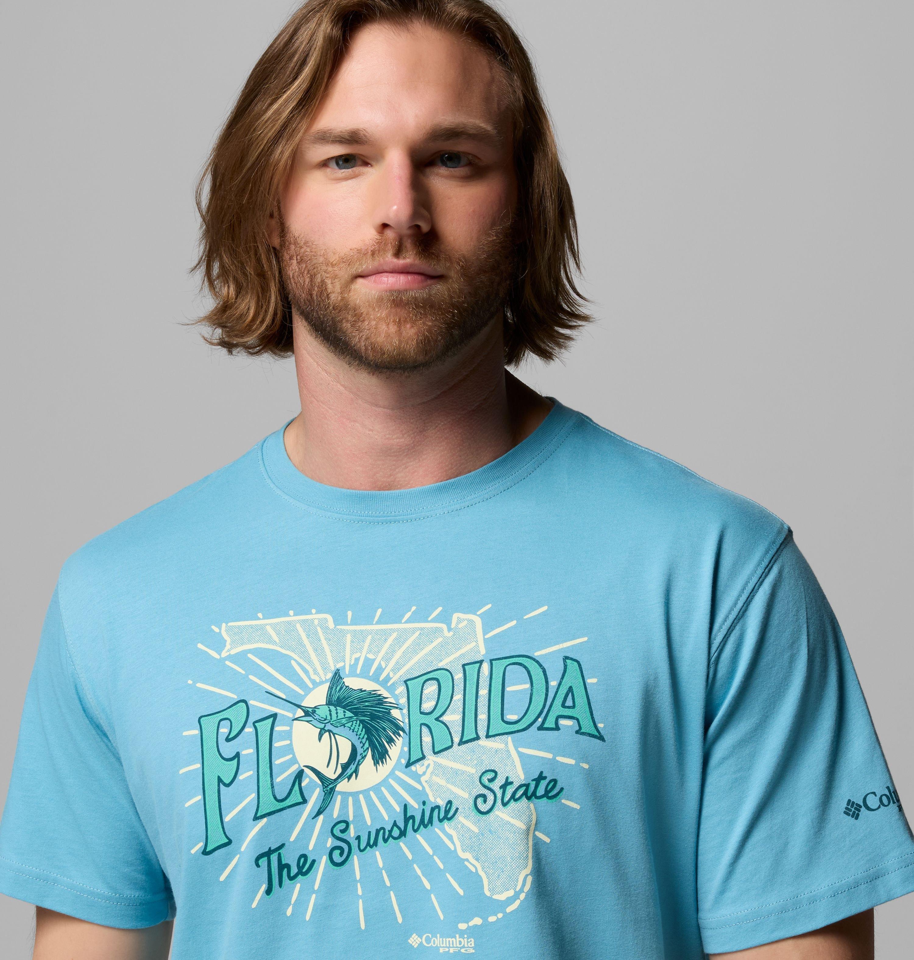 Men's Vacation Marlin FL PFG Short Sleeve T-Shirt 5