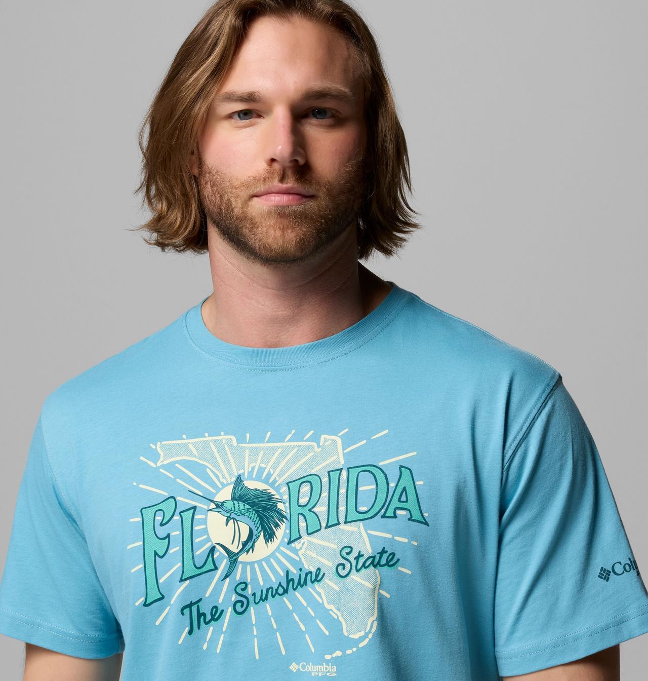 Men's Vacation Marlin FL PFG Short Sleeve T-Shirt | 401 | XL 5