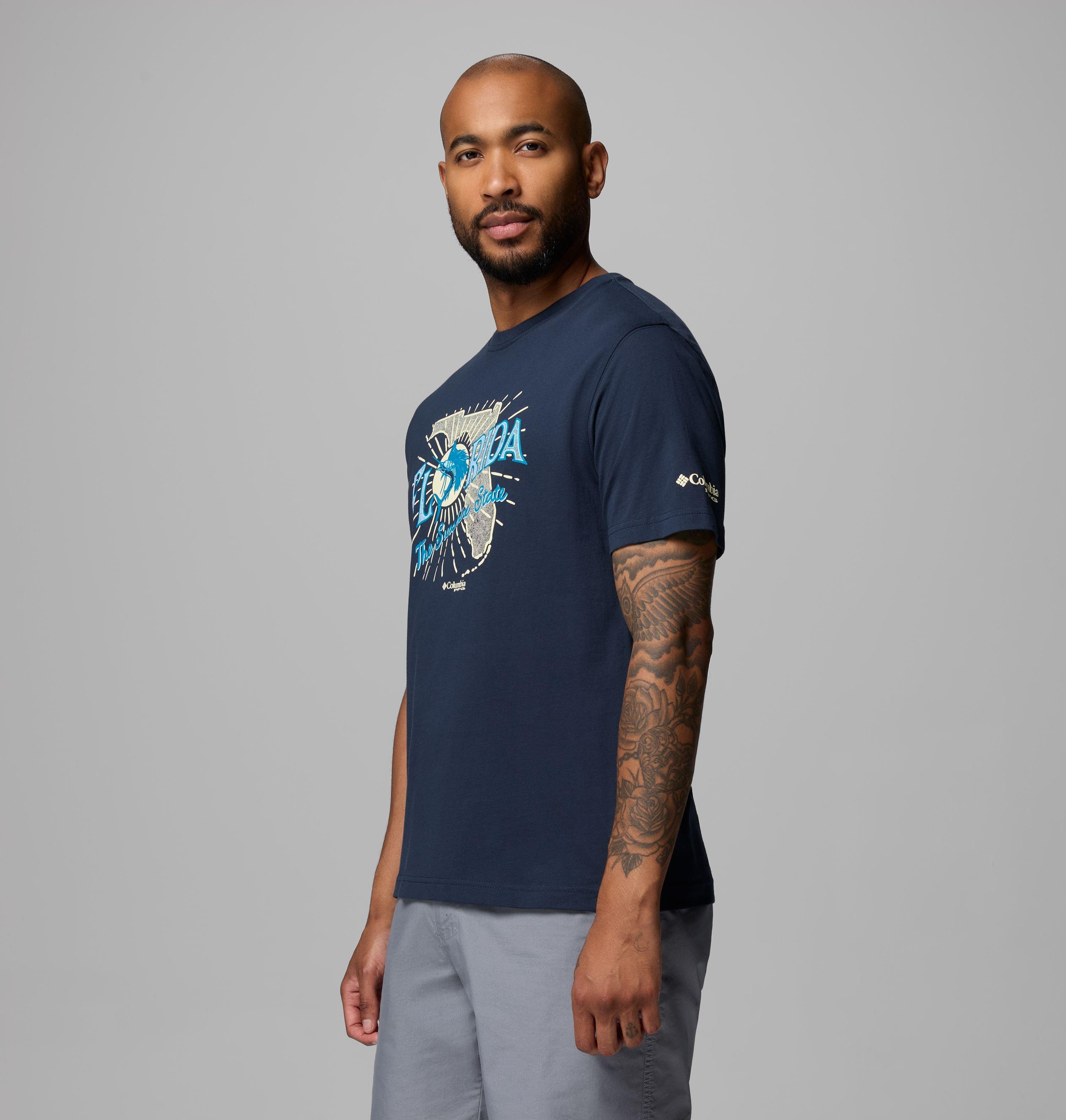 Men's Vacation Marlin FL PFG Short Sleeve T-Shirt | 404 | L 4