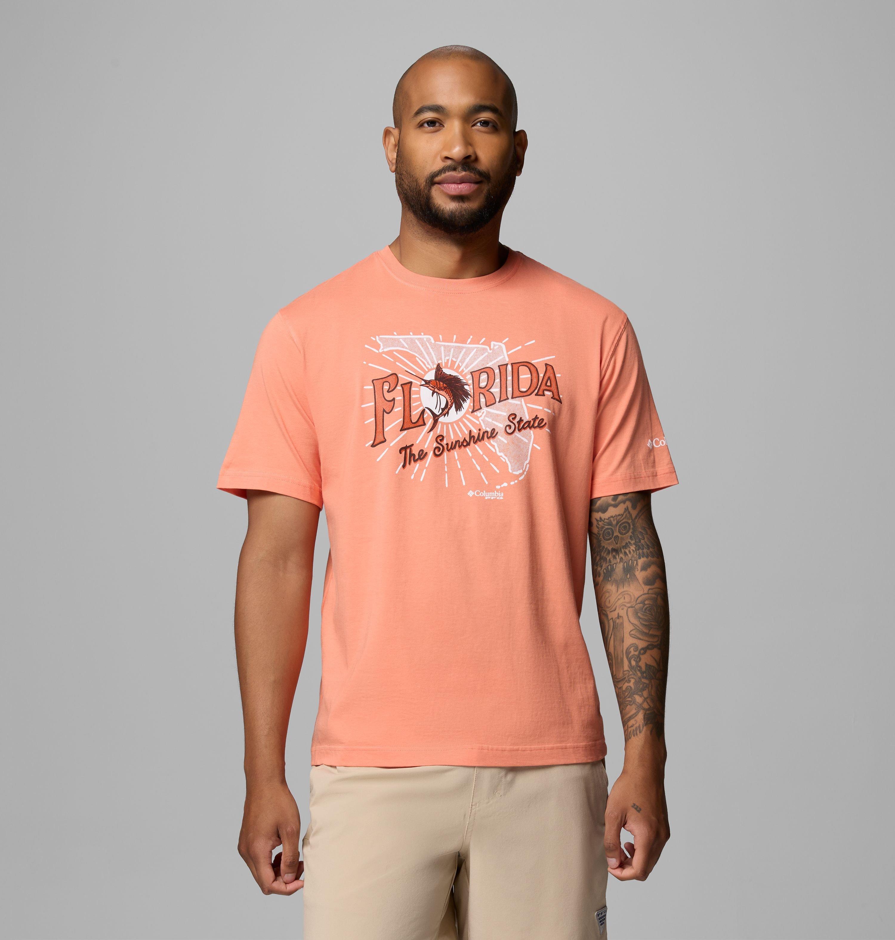 Columbia Men's Vacation Marlin FL PFG Short Sleeve T-Shirt-